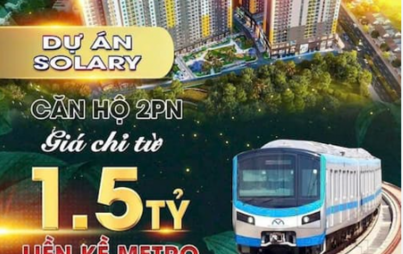 53m² – 2PN tại Bcons Solary, giá chỉ 1,7 tỷ đã VAT - View thông thoáng